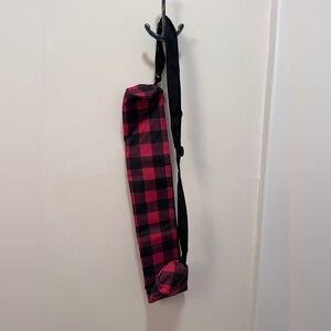 Buffalo Plaid Crossbody Bag Can Koozie